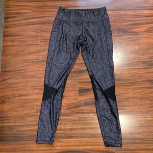 Joe Fresh | Black Patterned Workout Leggings